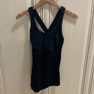 Black lululemon workout top